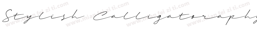 Stylish Calligatoraphy Demo字体转换